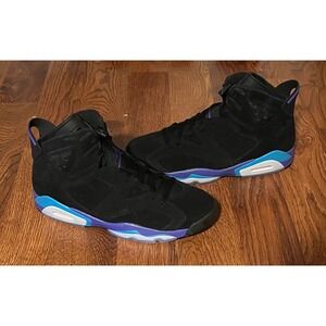 Air Jordan 6 Retro Black Purple Aqua